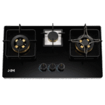 HM HOB 3-BURNER GLASS