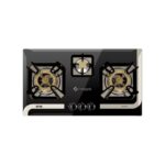 NASGAS KITCHEN HOB DG-933 BK (STEEL TOP)